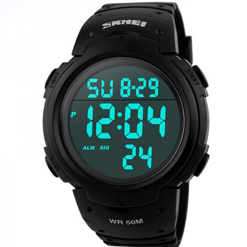 Men Fitness 50m Waterproof Digital Watch